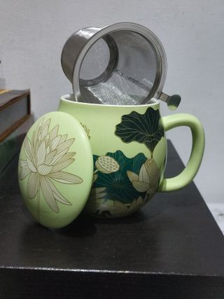 Tisaniera La Via del Tè con infusore stile NINFEA