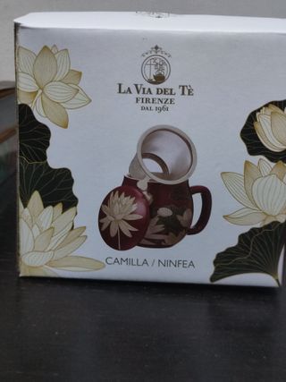 Tisaniera La Via del Tè con infusore stile NINFEA
