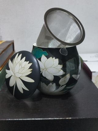 Tisaniera La Via del Tè con infusore stile NINFEA