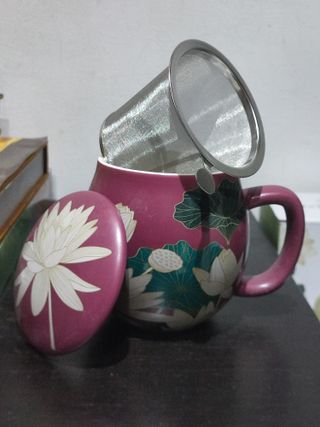 Tisaniera La Via del Tè con infusore stile NINFEA