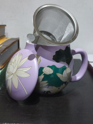 Tisaniera La Via del Tè con infusore stile NINFEA