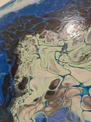 Quadro acrilico fluidpainting astratto 50x60