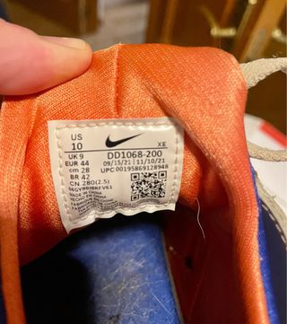 Nike Air Huarache Talla 42 Beige/Azul