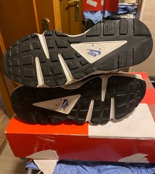 Nike Air Huarache Talla 42 Beige/Azul