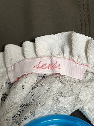 Blusa Sense M encaje blanco