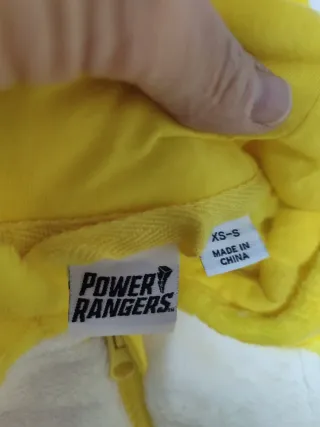 Pijama Entero Power Rangers Amarillo