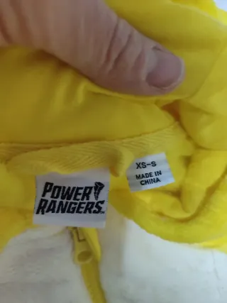 Pijama Entero Power Rangers Amarillo