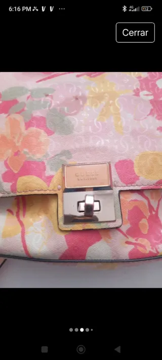 Bolso de mano floral