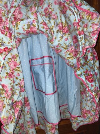 Traje de gitana niña flores