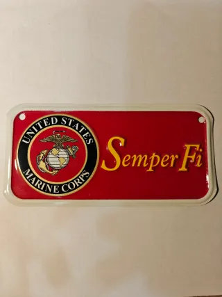 Chapa Semper Fi US Marine Corps