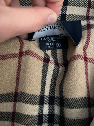 Parka Burberry Beige Clásica