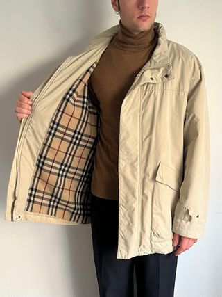 Parka Burberry Beige Clásica