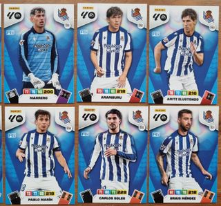 Cromos REAL SOCIEDAD. Liga 2025 2026 Adrenalyn XL