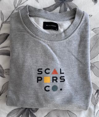 Sudadera Scalpers Gris Talla XL