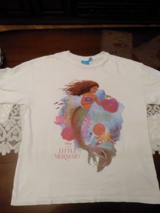 Camiseta Disney La Sirenita Talla S