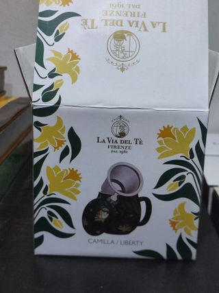 Tisaniera La Via del Tè con infusore Stile LIBERTY