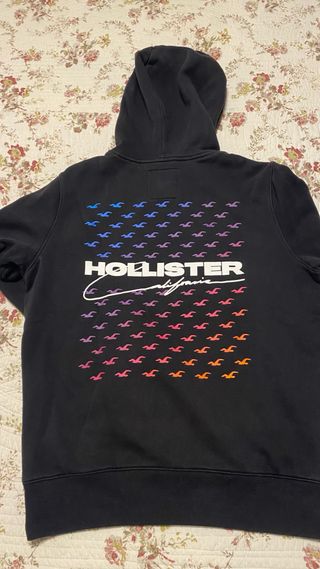 Sudadera Hollister Negra Talla S