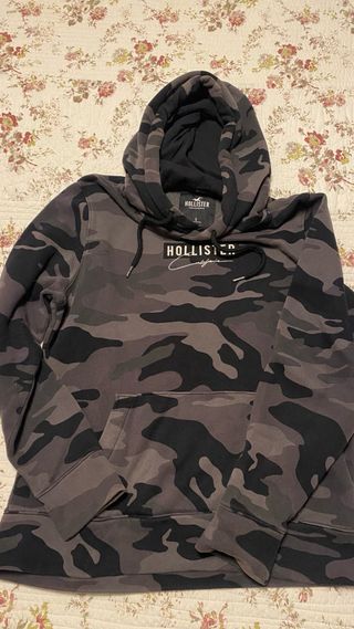 Sudadera Hollister Negra Talla S