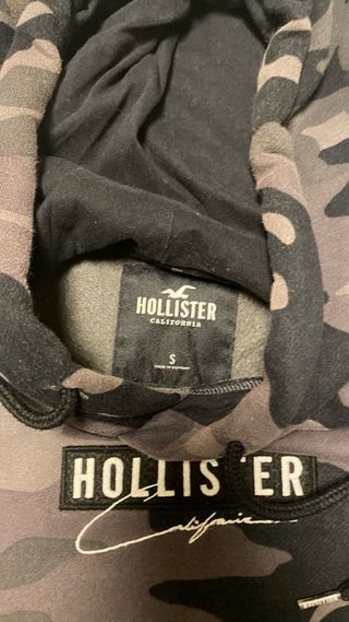 Sudadera Hollister Negra Talla S