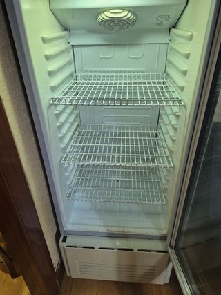 Frigorífico con puerta de cristal