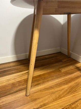 Mesa redonda Ikea blanca