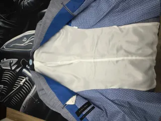 Americana azul y blanca Talla L