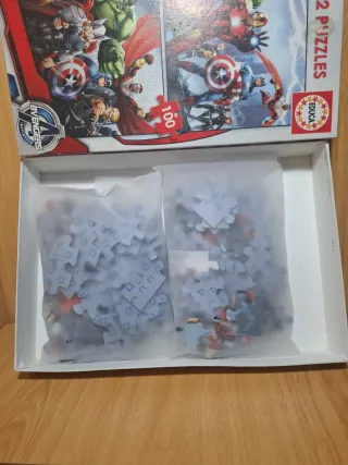 Puzzle Vengadores 2x100 piezas Educa