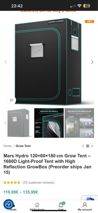 Armario de cultivo / grow tent / tenda crescimento