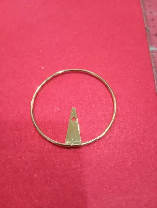 Aureola filo ottone cm 6