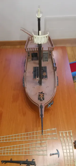 Lote Playmobil: Granja y Barco Pirata (80s-90s)