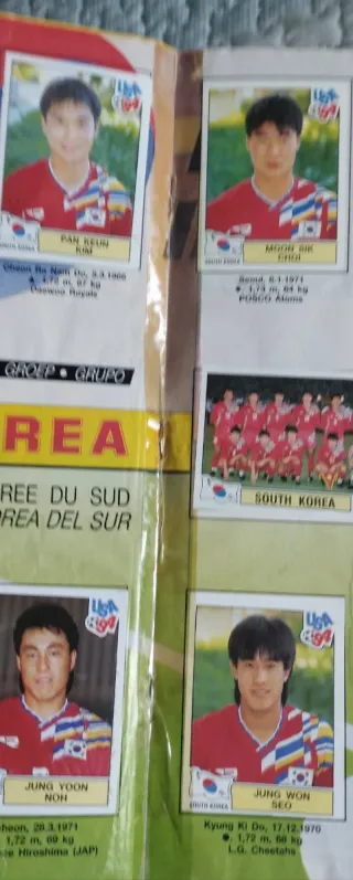 Álbum Panini USA '94 Mundial Fútbol COMPLETO (n°1)