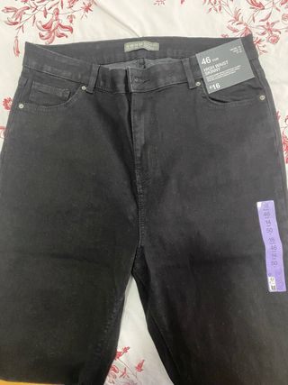 Vaqueros Primark Negros Talla 46