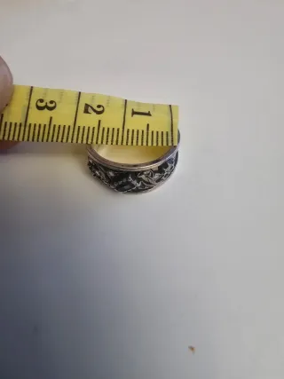 Anillo Plata Diseño Floral