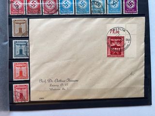 Sellos Tercer Reich/Adolf Hitler Usados +Sobre