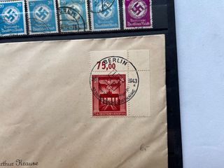 Sellos Tercer Reich/Adolf Hitler Usados +Sobre