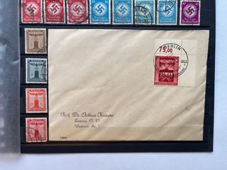 Sellos Tercer Reich/Adolf Hitler Usados +Sobre