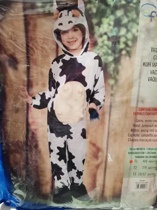 Disfraz de Vaca Infantil