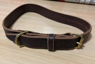 Collare in cuoio per cani taglia 25kg+