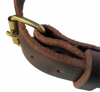 Collare in cuoio per cani taglia 25kg+