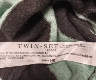 Jersey Twinset Milano Rayas Negro/Verde