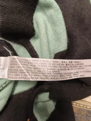 Jersey Twinset Milano Rayas Negro/Verde