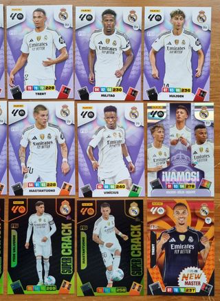 Cromos REAL MADRID CF. Liga 2025 2026 Adrenalyn XL