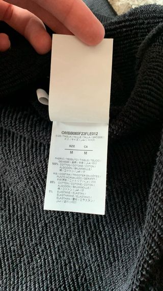 Felpa Off-White con cappuccio nera Moon Arrow