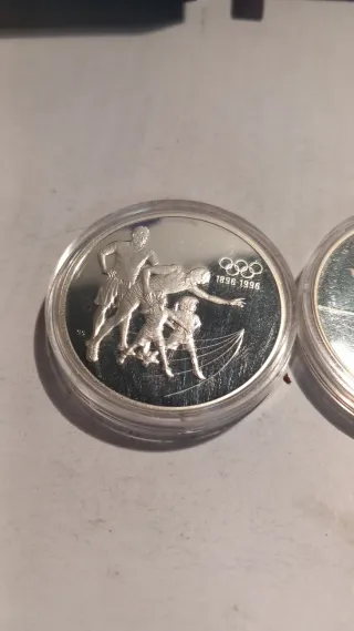 2 Monete Argento Canada 15 Dollari 1992