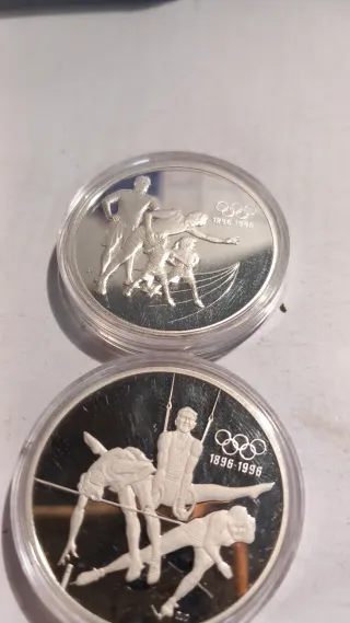 2 Monete Argento Canada 15 Dollari 1992