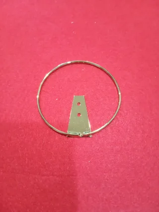 Aureola filo ottone cm 8