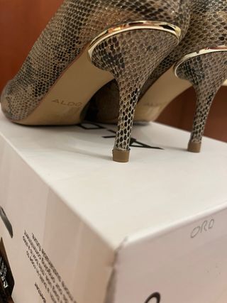 Scarpe con tacco Aldo stampa pitone