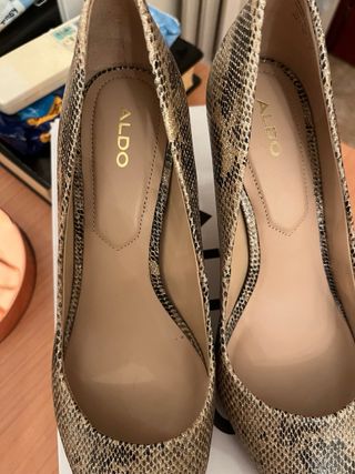 Scarpe con tacco Aldo stampa pitone