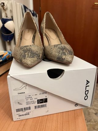 Scarpe con tacco Aldo stampa pitone