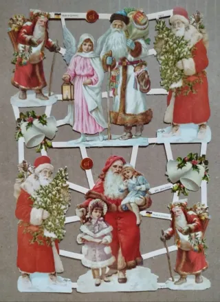 Lamina Cromos troquelados EF 7417.Navideños